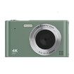 Digital Camera, Kids Camera, Vlog Camera with 64GB Card, Lanyard, 16X Zoom Anti Shake, Card Reader for Kid Student Children Teen Girl Boy, Green