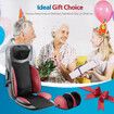Full Body Massage Cushion Chair Shiatsu Back Neck Massaging Pad Seat Heating Vibration Rolling Kneading with Foot Massager Relax Remote Pillow Homasa