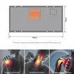 Electric Blanket Heated Wearable Shawl Heating Hoodie Throw Poncho with 3 Heating Levels 3 Heating Time Settings Heated Blanket For Office Family