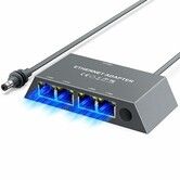 Multi Ports Starlink Gen 3 Starlink Mini Ethernet Adapter for Wired External Network,4 Ports Starlink Ethernet Adapter 1 to 4 Up to 1 Gbps