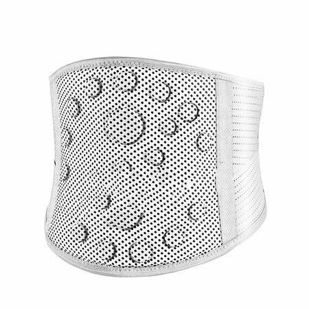 Self-Heating Lower Lumbar Support Belts Back Relax For Sciatica Scoliosis Herniated Disc Decompression Brace Color Grey Size S