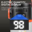 Mult-funcational Outdoor Camping Lantern Rechargeable Solar Lamp with Six Light Mode Digital Display Color Orange