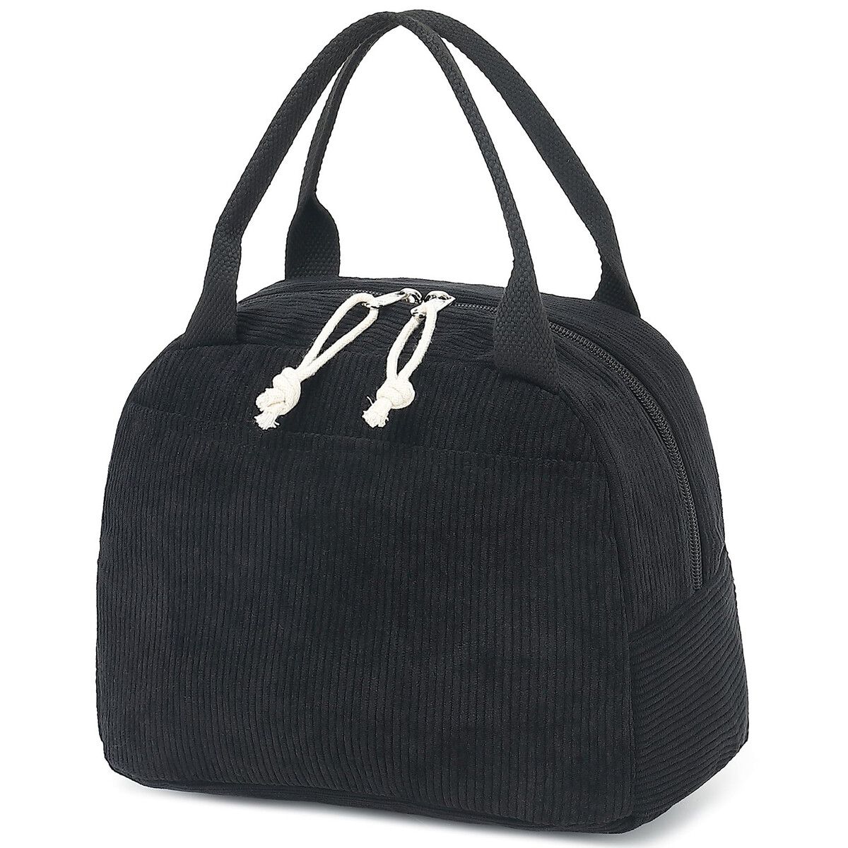 Lunch Bag for Women Men Cute Corduroy Lunch Tote Bags Reusable ...