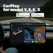 Wireless Carplay Adapter Android Auto Adapter for Tesla Model 3 Model Y Model S,Plug & Play Instant