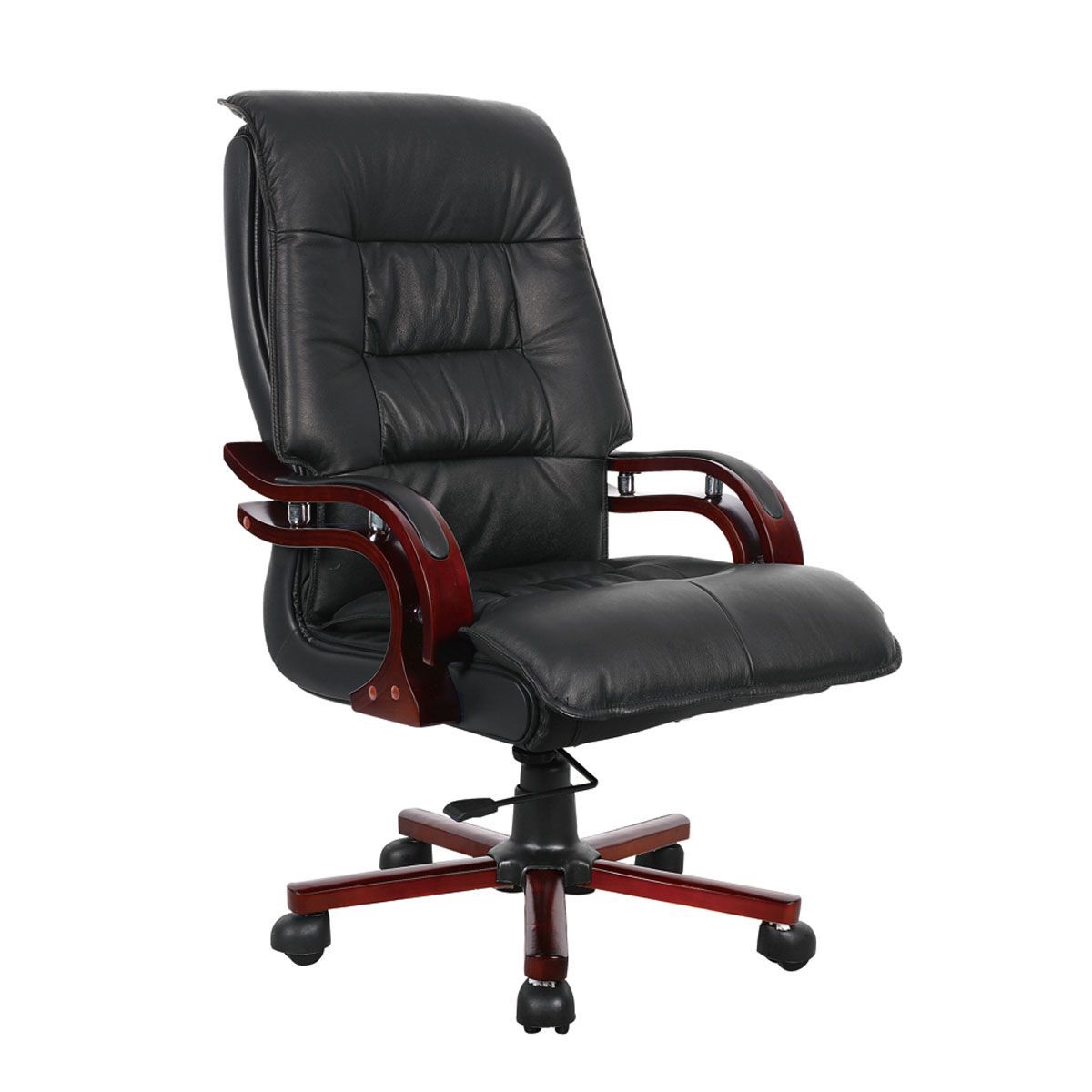 Professional High-Back Executive Genuine Leather Office Chair