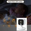 2.8 Inch 1080P Wireless Baby Monitor with Camera,Two-Way Talk Audio Video,IPS Screen,Baby Cry Sound Temp Detection For Babysitter