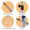 Heavy Duty Adjustable Tripod Stand for Maxkon Outdoor Infrared Heaters