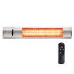 Electric Halogen Heater 2000W Outdoor Indoor Infrared Space Patio Room Bar Energy Efficient Warmer Instant Heat Strip Remote Wall Ceiling Waterproof