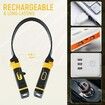 Rechargeable LED Neck Reading Light-Two Brightness Levels,Perfect for Reading Knitting,Camping,Repairing Led Work Light