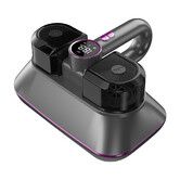 Mattress Vacuum Bed Vacuum Cleaner with UV Light and Ultrasonic, Cordless Handheld Vacuum for Dust and Pet Hair (Gray)