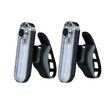 Bike Tail Light Rechargeable 2 Pack, Rear Bike Light for Night Riding, Back Bicycle Taillights, Easy to Install, White