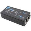 2 Ports POE Extender PoE-Powered Ethernet Switch Repeater 100m 1 in 2 Out IEEE 802.3af/at Security Camera Cat5/6 Cable