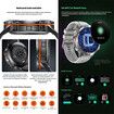 1.73 Inch AMOLED Smartwatch with Calls,100 Days Battery,10 Meters Waterproof,SpO2 Body Monitor,Sleep Monitor,Pedometer,100 Sports Mode Color Silver