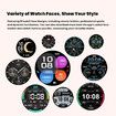 1.73 Inch AMOLED Smartwatch with Calls,100 Days Battery,10 Meters Waterproof,SpO2 Body Monitor,Sleep Monitor,Pedometer,100 Sports Mode Color Silver