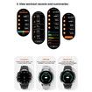 1.73 Inch AMOLED Smartwatch with Calls,100 Days Battery,10 Meters Waterproof,SpO2 Body Monitor,Sleep Monitor,Pedometer,100 Sports Mode Color Silver