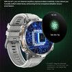 1.73 Inch AMOLED Smartwatch with Calls,100 Days Battery,10 Meters Waterproof,SpO2 Body Monitor,Sleep Monitor,Pedometer,100 Sports Mode Color Silver
