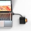 5 in 1 Multi Card Reader,5 Slot Expansion,USB 3.0/Type-C,TF/SD/SD/MS/XD/CF Card Reader High Speed Data/Photo/Video Transfer For PC Desktop Laptop
