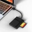 5 in 1 Multi Card Reader,5 Slot Expansion,USB 3.0/Type-C,TF/SD/SD/MS/XD/CF Card Reader High Speed Data/Photo/Video Transfer For PC Desktop Laptop