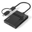 5 in 1 Multi Card Reader,5 Slot Expansion,USB 3.0/Type-C,TF/SD/SD/MS/XD/CF Card Reader High Speed Data/Photo/Video Transfer For PC Desktop Laptop