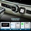 Wireless CarPlay and Android Auto Adapter, Upgrade Mini Design, Compatible with iPhone 6+, Android 11+, 2016+ Cars