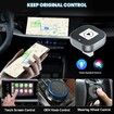 Wireless CarPlay and Android Auto Adapter, Upgrade Mini Design, Compatible with iPhone 6+, Android 11+, 2016+ Cars
