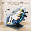 Full Body Massage Chair Zero Gravity Recliner Shiatsu Relax Neck Shoulder Back Leg Foot Massaging Airbags Electric Heat Vibration Kneading with Cover