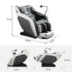 Full Body Massage Chair Zero Gravity Recliner Shiatsu Relax Neck Shoulder Back Leg Foot Massaging Airbags Electric Heat Vibration Kneading with Cover