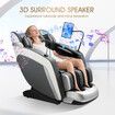 Full Body Massage Chair Zero Gravity Recliner Shiatsu Relax Neck Shoulder Back Leg Foot Massaging Airbags Electric Heat Vibration Kneading with Cover