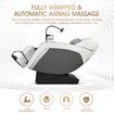 Full Body Massage Chair Zero Gravity Recliner Shiatsu Relax Neck Shoulder Back Leg Foot Massaging Airbags Electric Heat Vibration Kneading with Cover