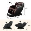 Electric Massager Chair Full Body Relaxing Zero Gravity Recliner Shiatsu Neck Shoulder Back Leg Foot Heating Vibration Kneading Airbags with Cover