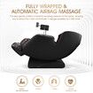 Electric Massager Chair Full Body Relaxing Zero Gravity Recliner Shiatsu Neck Shoulder Back Leg Foot Heating Vibration Kneading Airbags with Cover