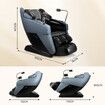 4D Massage Chair Electric Zero Gravity Recliner Shiatsu Full Body Massager Relaxing Neck Back Shoulder Leg Foot Heating Kneading Airbags with Cover
