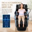 4D Massage Chair Electric Zero Gravity Recliner Shiatsu Full Body Massager Relaxing Neck Back Shoulder Leg Foot Heating Kneading Airbags with Cover