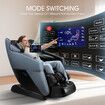 4D Massage Chair Electric Zero Gravity Recliner Shiatsu Full Body Massager Relaxing Neck Back Shoulder Leg Foot Heating Kneading Airbags with Cover