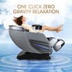 4D Massage Chair Electric Shiatsu Full Body Massager Recliner Zero Gravity Massaging Relax Neck Back Shoulder Leg Foot Heat Kneading Airbags with Cover