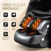 4D Massage Chair Electric Shiatsu Full Body Massager Recliner Zero Gravity Massaging Relax Neck Back Shoulder Leg Foot Heat Kneading Airbags with Cover