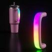 Purple 6 Colors LED LightUp Tumbler Handle for 40oz 30oz Cups Rechargeable Waterproof Not Included Cup