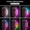 Purple 6 Colors LED LightUp Tumbler Handle for 40oz 30oz Cups Rechargeable Waterproof Not Included Cup
