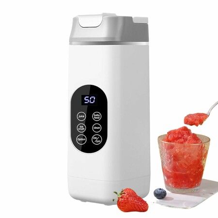 Portable USB Rechargeable Blender For Shakes,Juices,Wireless Mini Juicer Cup For Home Kitchen,Travel,Outdoor Use,Commercial Blender,White