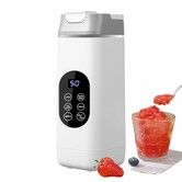 Portable USB Rechargeable Blender For Shakes,Juices,Wireless Mini Juicer Cup For Home Kitchen,Travel,Outdoor Use,Commercial Blender,White
