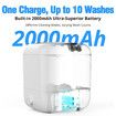Portable 5L Washing Machine, Rechargeable Cordless Mini Washing Machine with 2000mAh, Charge 1 Time and Up to Use 10 Times, 5L Portable Washer Machine