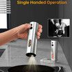 Rechargeable Electric Salt and Pepper Grinder Set with Base,Automatic Stainless Steel Pepper Mill Grinders with 110ml Container Adjustable Coars