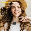 2 in 1 Wireless Lavalier Microphone for iPhone Android, Lapel Mic for Video Recording Streaming Youtube Tiktok, Yellow