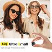 2 in 1 Wireless Lavalier Microphone for iPhone Android, Lapel Mic for Video Recording Streaming Youtube Tiktok, Yellow