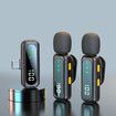 Wireless Lavalier Microphone for iPhone Android, Video Recording Clip-on Mics with Rotatable Clip, Ideal for Vlog Tiktok YouTube Podcast
