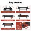 Grillz Charcoal BBQ Grill Smoker Portable Barbecue Outdoor Foldable Camping