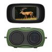 4K Night Vision Binoculars IR 8X Digital Zoom Rechargeable 3inch HD Screen 40MP Photos 4K Video Infrared Full Dark View Scope Color Green