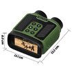 4K Night Vision Binoculars IR 8X Digital Zoom Rechargeable 3inch HD Screen 40MP Photos 4K Video Infrared Full Dark View Scope Color Green