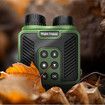 4K Night Vision Binoculars IR 8X Digital Zoom Rechargeable 3inch HD Screen 40MP Photos 4K Video Infrared Full Dark View Scope Color Green