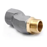 1 Inch Fuel Transfer Hose Swivel 360 Rotating Connector for Fuel Nozzle Multi Plane Fuel Plane Swivel